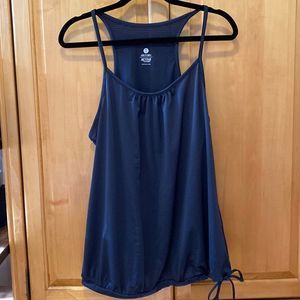 Old Navy charcoal gray adjustable waist workout tank